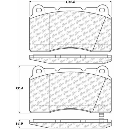 StopTech SR33 Race Brake Pads for ST22 Caliper