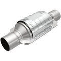 MagnaFlow Univ Cat Conv 2.5in Inlet/Outlet Ctr/Ctr Round 9in Body L x 5.125in W x 13in Overall L