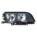 RH HEADLAMP ASSY COMPOSITE; W/HALOGEN LAMPS; 4DR SDN; E46; 323I 9900