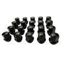 20-Piece Stainless Lug Nut Kit for Jeep 18+ JL, 20+ JT, 11+ WK2, WL Models Crown Automotive