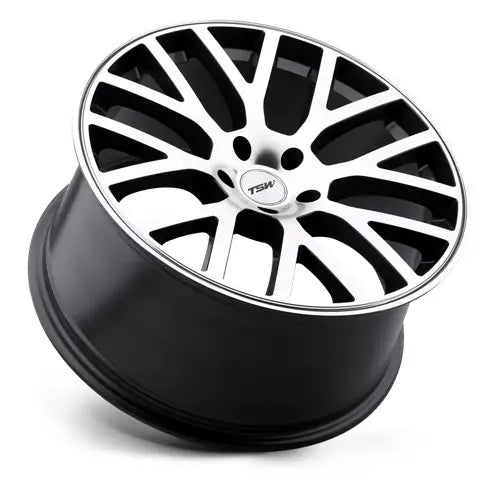 ~(45 lbs. 24X24X12)~ TSW DONINGTON 22x10.5 5/120 ET25 CB76.1 GUNMETAL MIRROR CUT FACE/GUNMETAL LIP