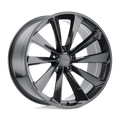 ~(37 lbs. 23X23X12)~ TSW AILERON 21x10.5 5/112 ET38 CB66.56 METALLIC GUNMETAL