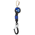 MAX PATROL 11FT WEB SELFRETRACTING LIFELINE W/ ALUMINUM REBAR HOOK BLACK