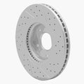 DFC 10-13 Hyundai Santa Fe Front Left Drilled & Slotted Geoperformance Rotor