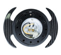 NRG Quick Release Kit Gen 3.0 - Black Body / Carbon Fiber Ring w/ Carbon Fiber Handles