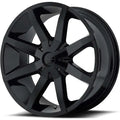 SLIDE 20x8.5 5x115.00/5x120.00 GLOSS BLACK W/ CLEAR COAT (10 mm)