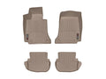 WeatherTech Tan Front and Rear Floorliners Fits -20-19 C-Class 45676-1-4