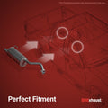 DIRECT-FIT REAR MUFFLER KIT