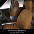 CUSTOM SEAT SAVER SECOND ROW POLYCOTTON TAUPE