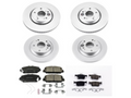 Power Stop 09-11 Honda Civic Front and Rear Semi-Coated Rotor Kit