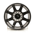 MO970 17x8 6x135/6x139.7 GLOSS BLACK W/MACHINED FACE (0 mm)