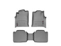 WeatherTech 05-11 Toyota Tacoma Front and Rear Floorliners - Grey