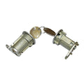Locking Hub Set for 41-71 CJs, MB, M38, M38-A1 w/ Spicer Style Axle Shafts Crown Automotive