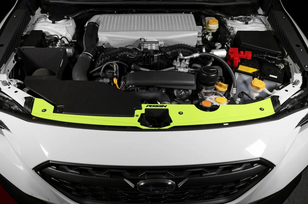 PERRIN 22-26 Subaru WRX Radiator Shroud - Neon Yellow