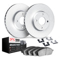 DFC 14-23 Ford Fiesta Front Geospec Rotors with 5000 Advanced Brake Pads w/Hardware