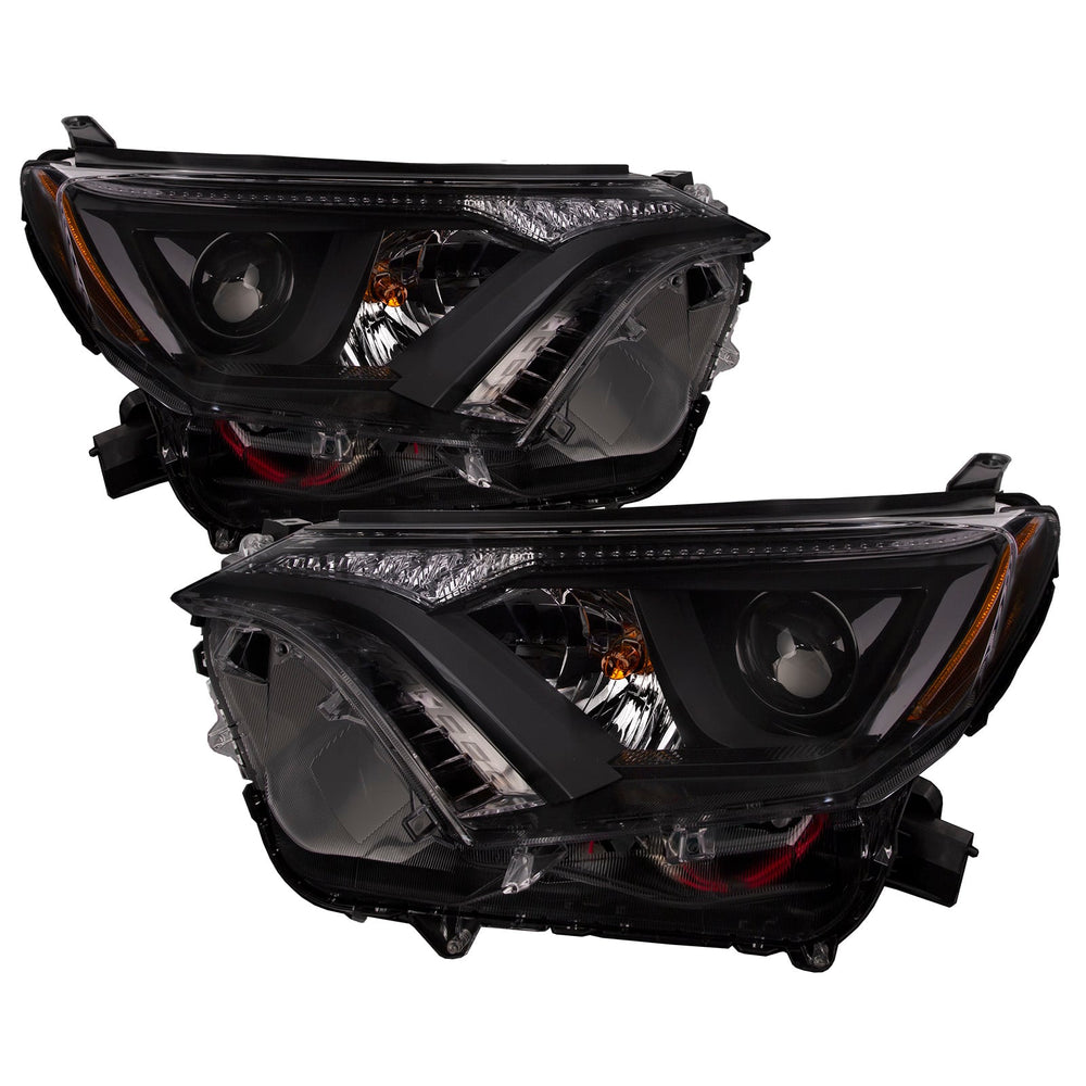 TY RAV4 1618 H.L.(HALOGEN)(W/BLACK BEZEL)(NORTH AMERICA BUILT)