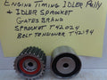 Gates Subaru EJ20 2.0L EJ25 2.5L Lower & Upper Left Cam Timing Idler Pulley 2 Required