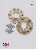 DNA Racing double holes pattern wheel spacers (pair) 28 mm + bolts kit
