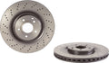 Brembo 02-04 Mercedes-Benz C32 AMG/05-06 C55 AMG Front Premium UV Coated OE Equivalent Rotor
