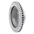 R1 04-06 Dodge Ram 1500 Pickup Rear Left Drilled & Slotted Geo-Carbon Rotor