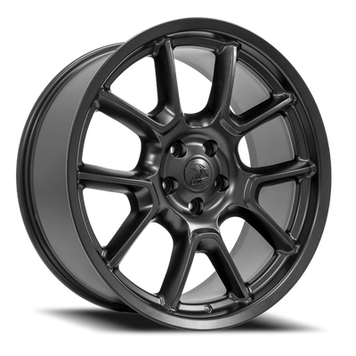 20 IN REPLICA WHEEL FITS DODGE CHALLENGER DG21 BLACK 20X10