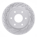 R1 05-07 Infiniti Qx56 Front Left Drilled & Slotted Geoperformance Rotor