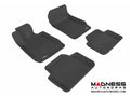 3D MAXpider 2006-2011 BMW 3 Series E90 Kagu 1st & 2nd Row Floormats - Black