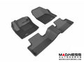 3D MAXpider 2014-2019 Land Rover Range Rover Evoque Kagu 1st & 2nd Row Floormats - Black