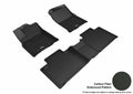 3D MAXpider 2018-2020 Toyota Tacoma Access Cab Kagu 1st & 2nd Row Floormats - Black