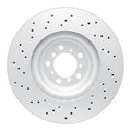 DFC 15-20 BMW M2 Right Front Drilled GeoSPEC Coated Rotor