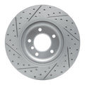 R1 06-12 BMW 330xi Front Right Drilled & Slotted Geoperformance Rotor