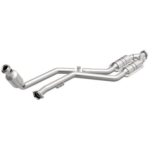DUAL AMG STYLE EXHAUST TIP DRIVER SIDE/LEFT SS EXHAUST TIP 2.25IN ID / 9.50INX3.