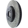StopTech Slotted & Drilled Sport Brake Rotor Front Right 13 Honda Accord Sport