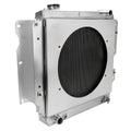 V8 ENGINE WITH MT MODEL 3 ROW RADIATOR WITH FAN SHROUD