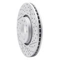 R1 03-11 Cadillac Bls (Mexico) Front Right Drilled & Slotted Geoperformance Rotor