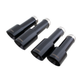 1317 AUDI S3 8V BLACK TIP OPTION KIT 4IN ANGLE CUT MATTE BLACK