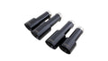1317 AUDI S3 8V BLACK TIP OPTION KIT 4IN ANGLE CUT MATTE BLACK