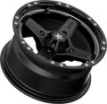M39 16X7 4X137.00 SATIN BLACK W/ TI