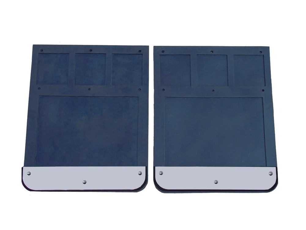 1119 SILVERADO/SIERRA 2500/3500 DUAL WHEEL STAINLESS MUD FLAP SET