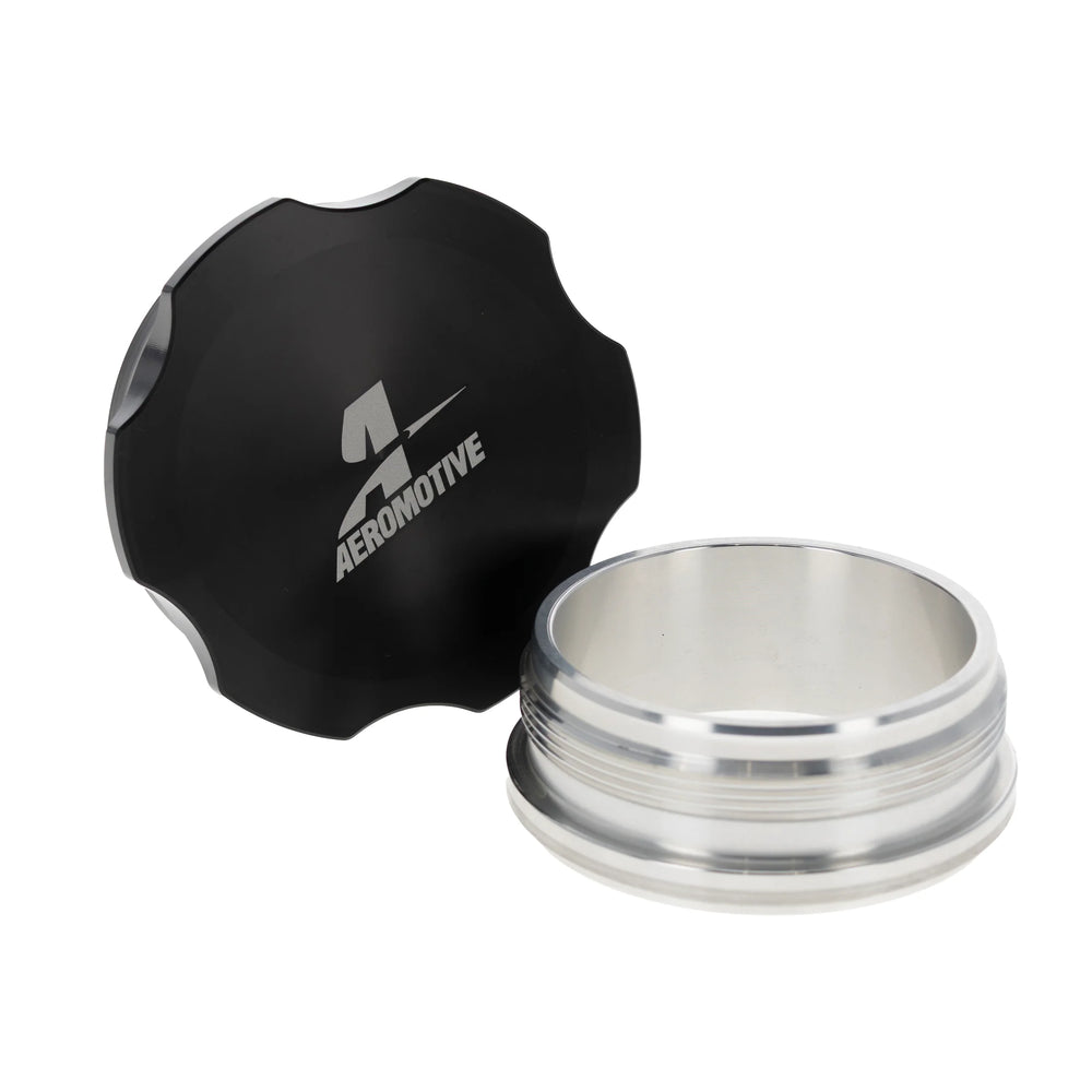 Fillcap Screw-on 3-inch Weld-on Black