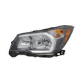 LH HEADLAMP ASSY COMPOSITE; 2.0L; HALOGEN; GRAY BEZEL; FORESTER 1416