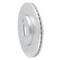 R1 16-21 Buick Regal Sportback Front Left Drilled & Slotted Silver Brake Rotor