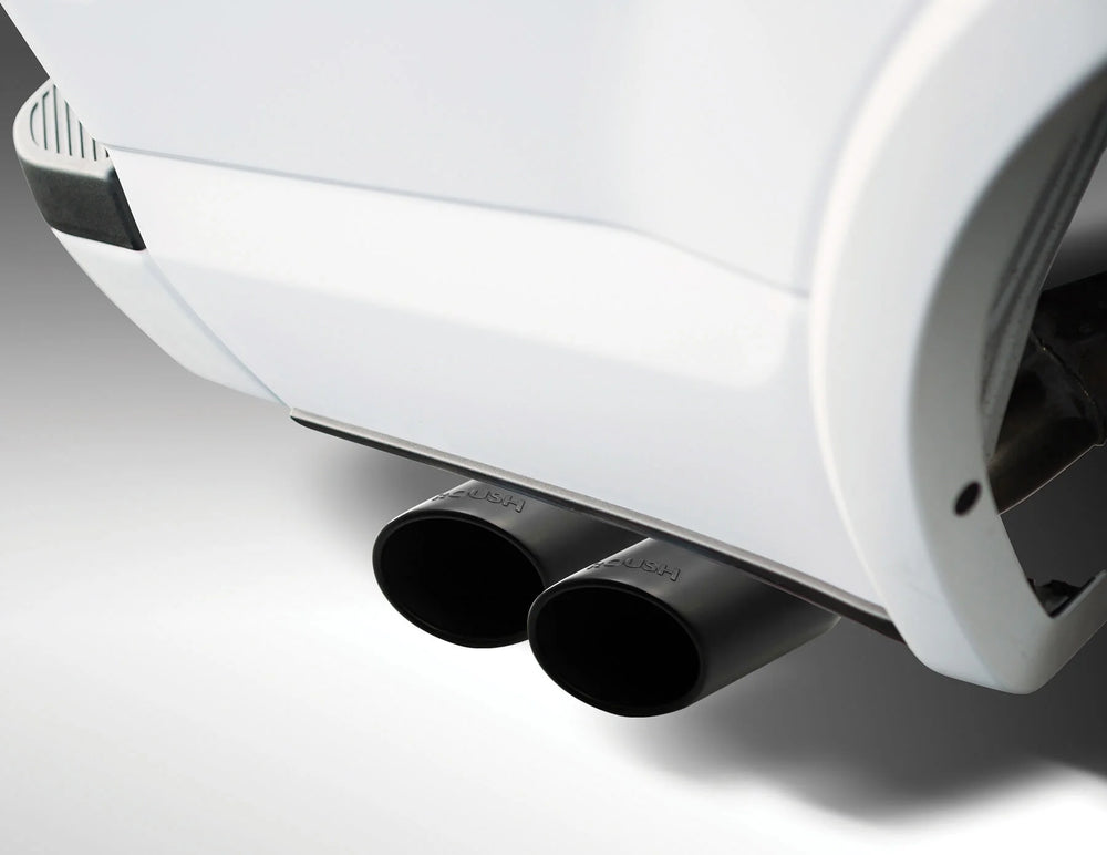 Roush 15-24 Ford F-150 5.0L 4in Black Exhaust Dual Tips - Pair