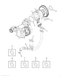 TURBOCHARGER INST. GASKET SET