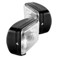 Light Kit, Halogen, 5 Inch x 7 Inch, Black, Steel Housing, 2 Piece