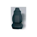 Seat Cover Kit Front Fabric Black; 97-02 Jeep Wrangler TJ