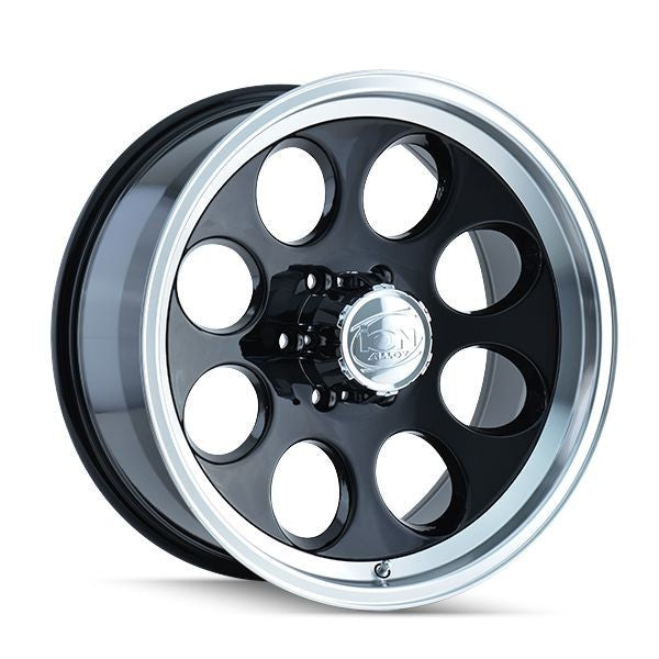 ~(27 lbs. 18X18X11)~ 171 (171) BLACK/MACHINED LIP 16X10 8-165.1 -38MM 130.8MM