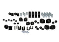 Essential Vehicle Kit 52 Bushings 2 Boots 22 Tubes 2 Bolts 12 Washers 2 Nuts Grease