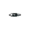 DeatschWerks 10AN Male Flare Quick Disconnect Dry Break Fitting - 2 Pieces Anodized Matte Black