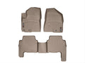 WeatherTech 11 Kia Sorento Front and Rear Floorliners - Tan
